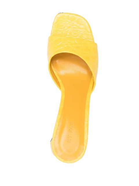 BY FAR 95mm Romy sandals - Yellow