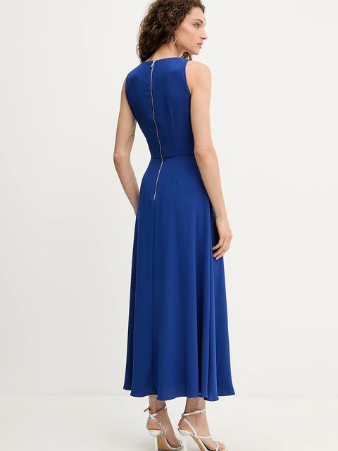 Morgan sukienka kolor niebieski maxi rozkloszowana RERTI - zdjęcie produktu nr 2