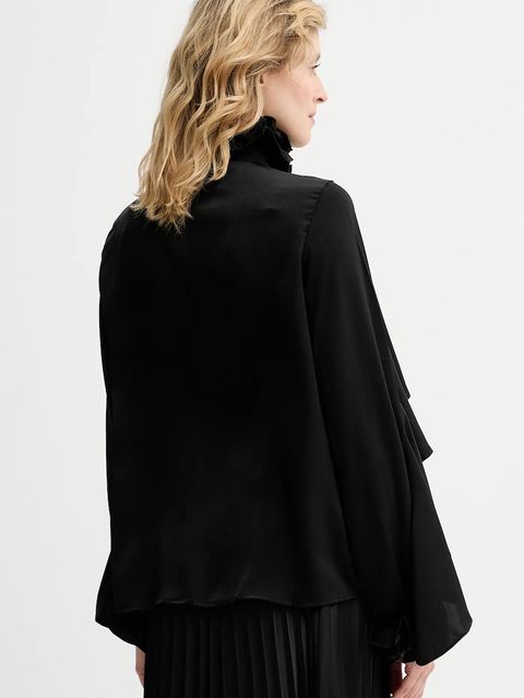 Answear.LAB bluzka damska kolor czarny gładka - zdjęcie produktu nr 2