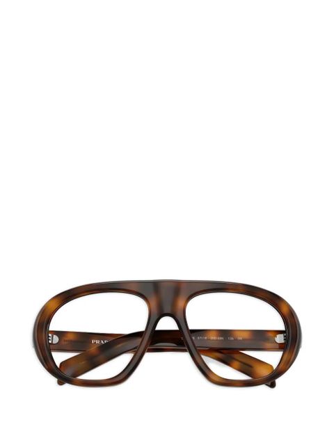 Prada Eyewear pilot-frame sunglasses - Brown