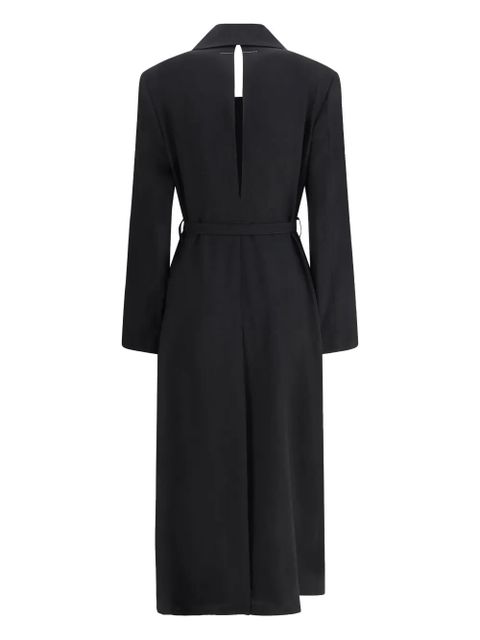 MM6 Maison Margiela belted coat - Black - zdjęcie produktu nr 2