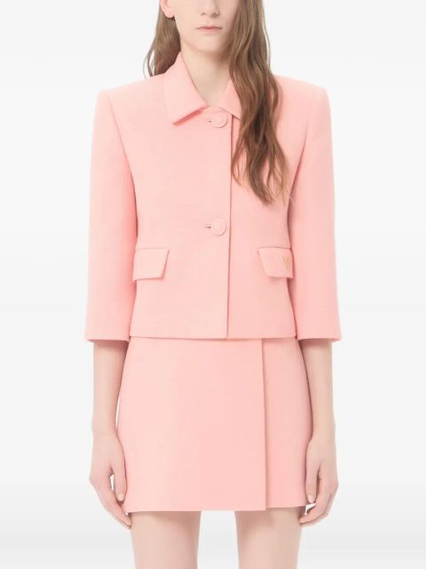 Valentino Garavani wool crepe jacket - Pink