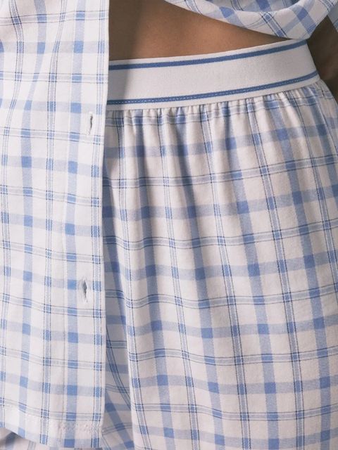 women'secret piżama bawełniana damska kolor niebieski bawełniana 3132158