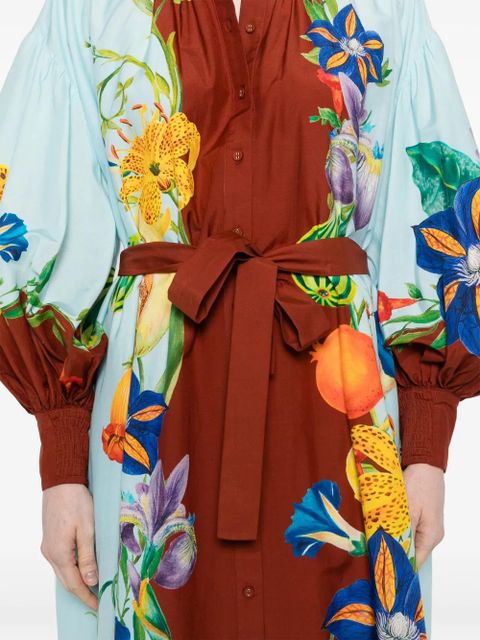 ALEMAIS Dahlia maxi dress - Blue