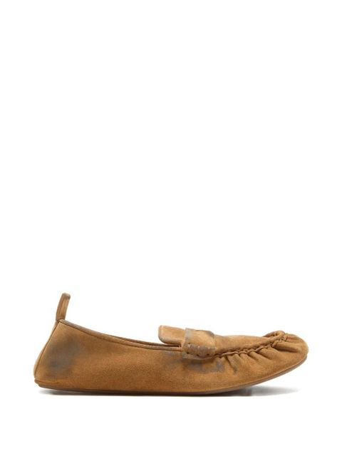 Acne Studios contrast-panelled loafers - Brown - zdjęcie produktu nr 1