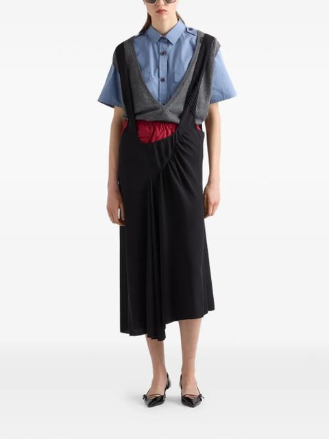 Prada cotton poplin shirt - Blue - zdjęcie produktu nr 2