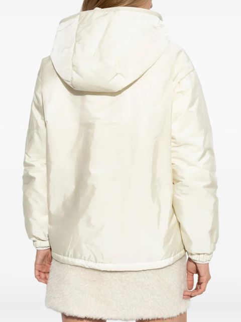 Moncler hooded zip-up jacket - Neutrals