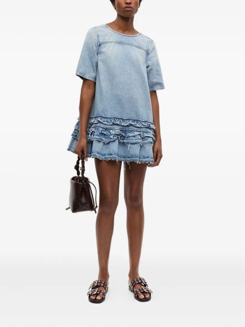 GANNI leather sandals - Red