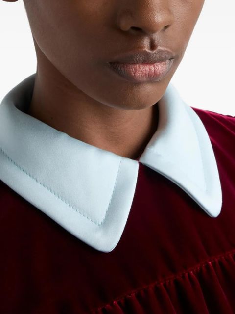 Prada velvet top - Red - zdjęcie produktu nr 2