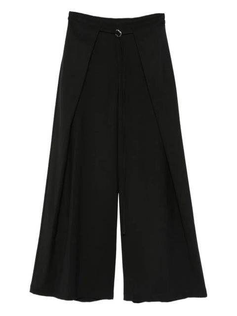 Eleh pleat-detail wide-leg trousers - Black - zdjęcie produktu nr 1