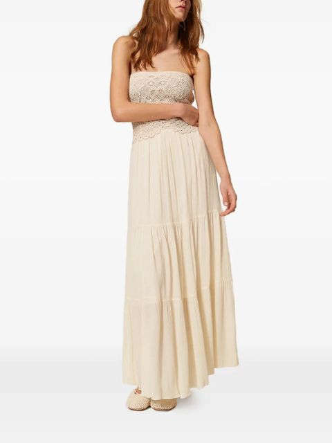 TWINSET strapless maxi dress - Neutrals - zdjęcie produktu nr 2