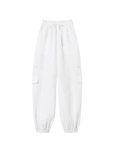 TWINSET embroidered joggers - White - zdjęcie produktu nr 1