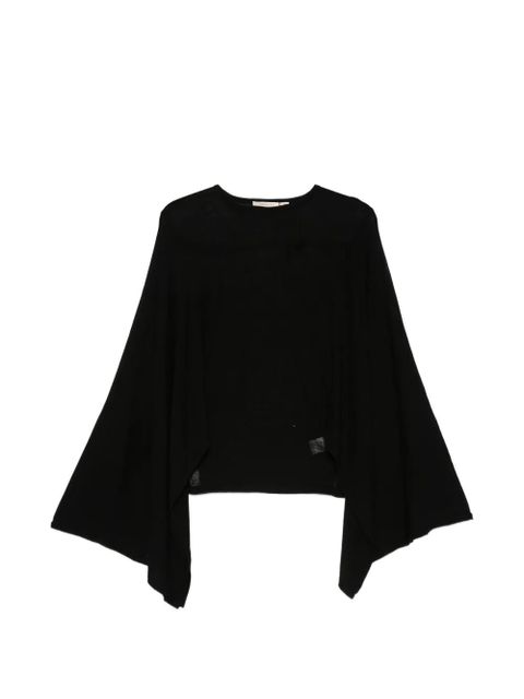 Paloma Wool draped-sleeve T-shirt - Black - zdjęcie produktu nr 1