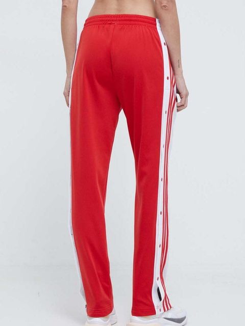 adidas Originals spodnie dresowe Adibreak kolor czerwony wzorzyste IP0620