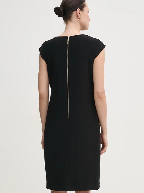Joseph Ribkoff sukienka kolor czarny midi dopasowana 251202