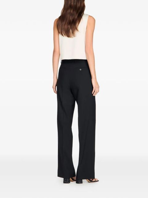 SANDRO pleated tailored trousers - Black
