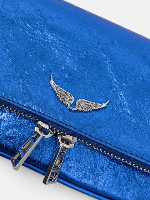 ZADIG&VOLTAIRE torebka skórzana kolor granatowy LWBA04035