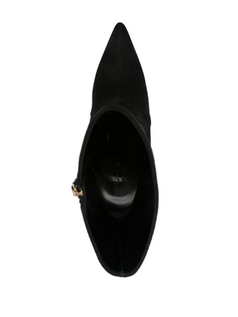 Gucci 110mm suede ankle boots - Black