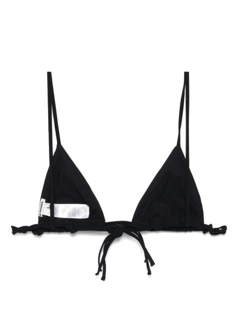 Jil Sander braid-detail bikini top - Black - zdjęcie produktu nr 2