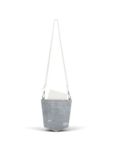 MM6 Maison Margiela pocket cross body bag - Blue
