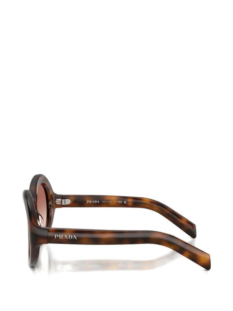 Prada Eyewear round-frame sunglasses - Brown