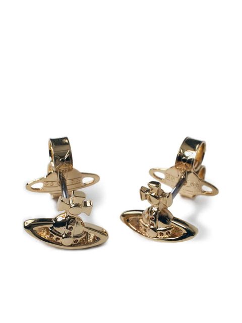 Vivienne Westwood Orb-plaque stud earrings - Gold