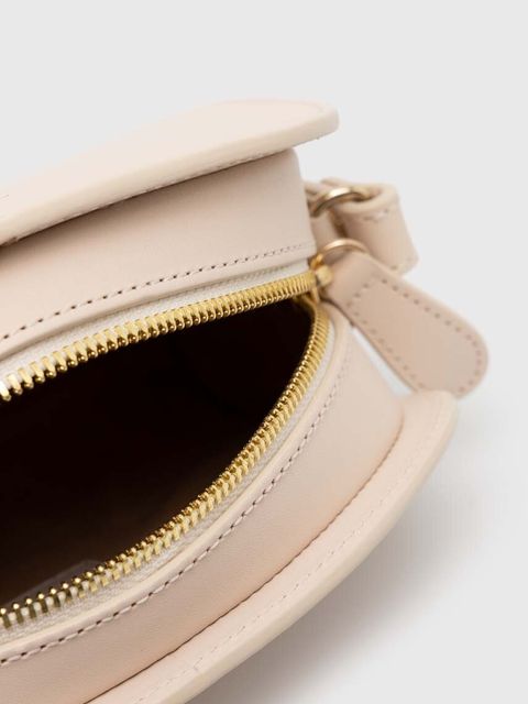 A.P.C. torebka skórzana sac demi-lune mini