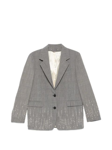 Golden Goose notched-lapel blazer - Grey - zdjęcie produktu nr 1