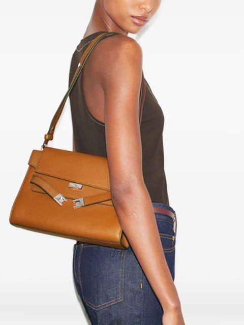 Tory Burch Lee Radziwill buckle-fastening shoulder bag - Brown - zdjęcie produktu nr 2