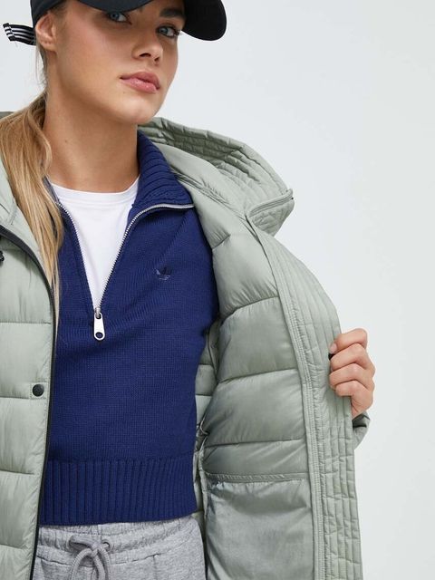 Didriksons kurtka damska kolor zielony zimowa