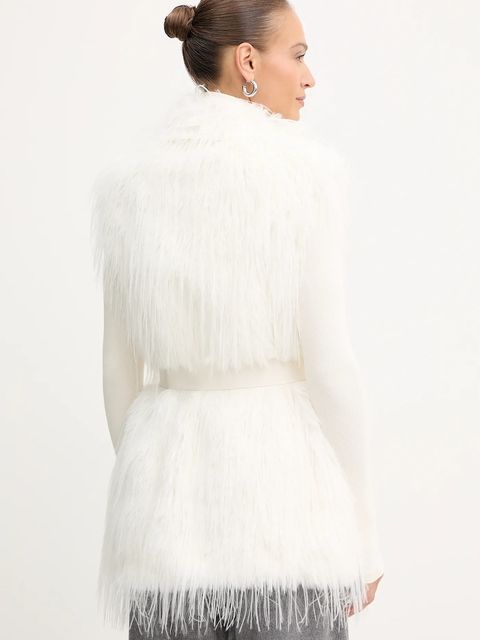 Pinko bezrękawnik kolor biały przejściowy 106044 A2ZO