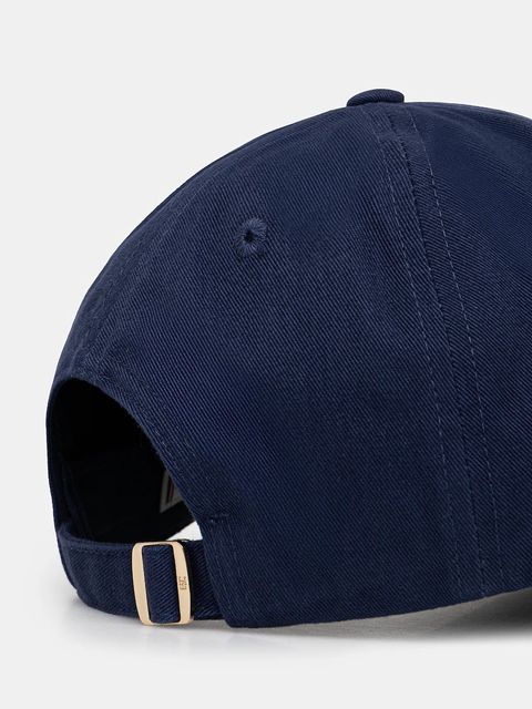 Tommy Hilfiger czapka z daszkiem bawełniana kolor granatowy z aplikacją AW0AW17631 - zdjęcie produktu nr 2
