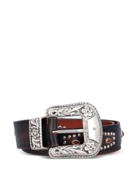 Golden Goose studded-embelishment belt - Brown - zdjęcie produktu nr 2
