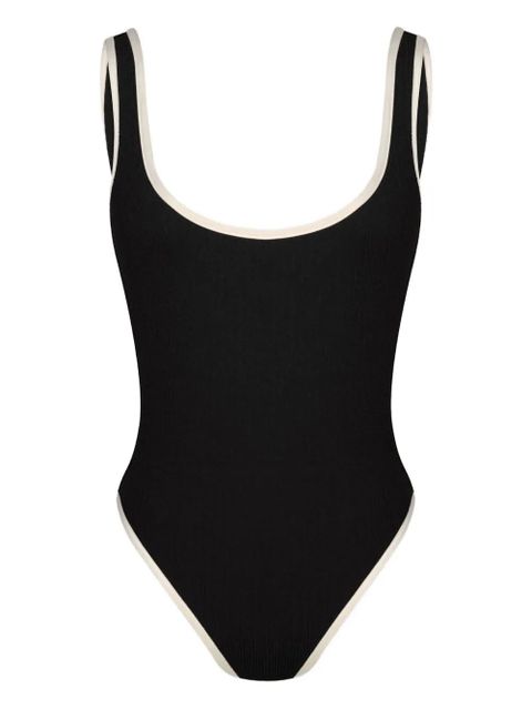 Johanna Ortiz Explorer contrast-trim swimsuit - Black - zdjęcie produktu nr 1