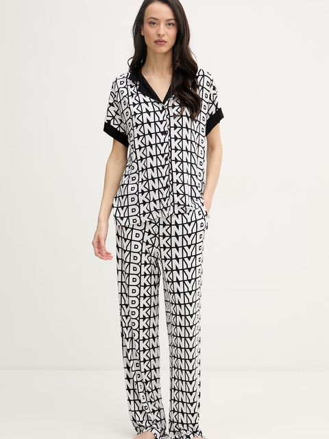 DKNY piżama dwuczęściowa damska z wiskozą - zdjęcie produktu nr 1