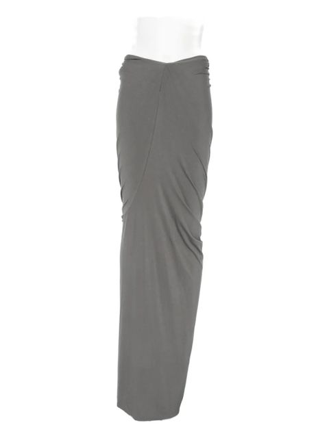 ENTIRE STUDIOS Lumière knotted maxi skirt - Grey