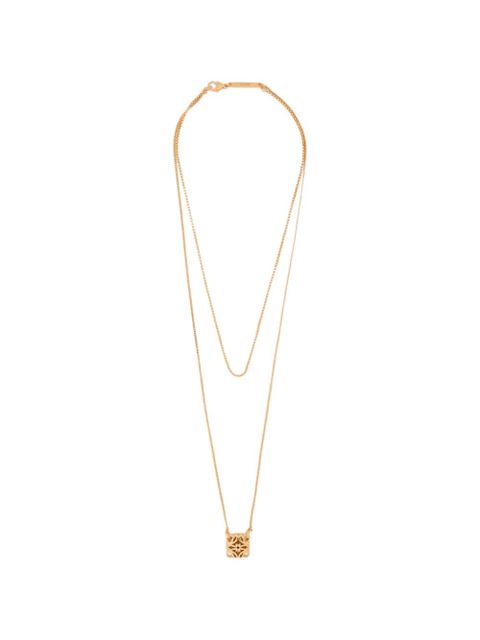 LOEWE Anagram Bombé pendant necklace - Gold - zdjęcie produktu nr 1