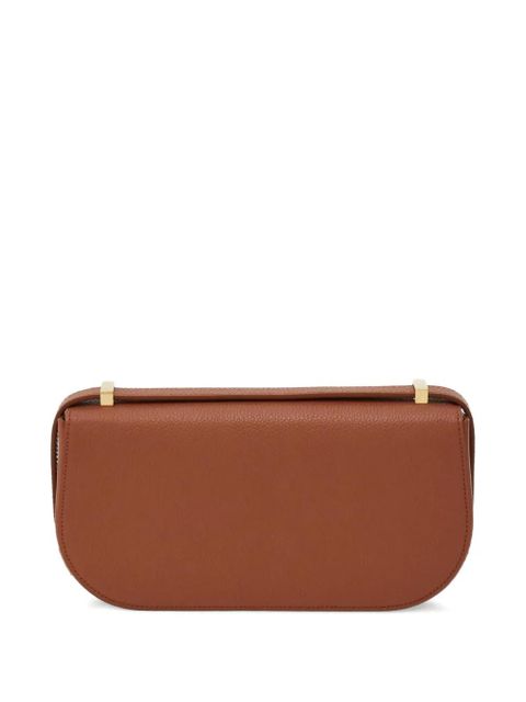 Ferragamo Double Gancini cross body bag - Brown