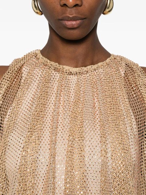 Sportmax SPXNODO gathered-hem top - Neutrals