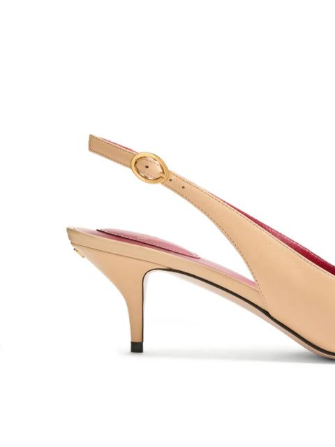 Valentino Garavani 55mm Panthea pleated pumps - Neutrals