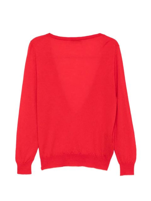 Prada V-neck cashmere sweater - Red - zdjęcie produktu nr 2
