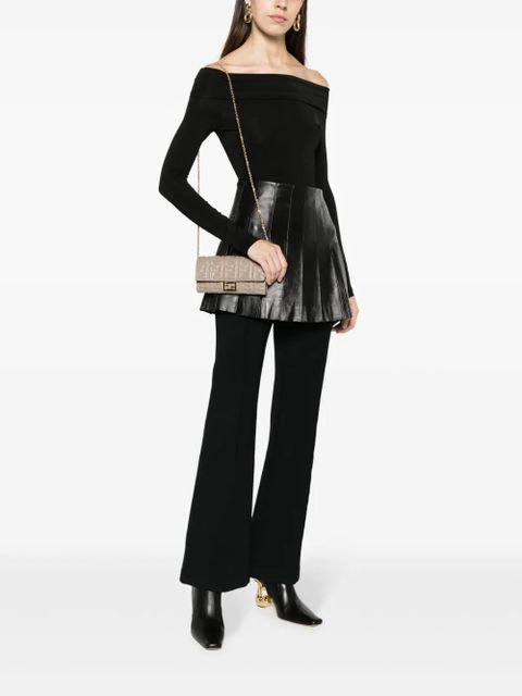 FENDI Baguette continental wallet-on-chain - Grey - zdjęcie produktu nr 2