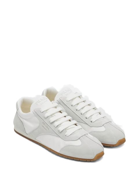Prada suede-panel sneakers - White - zdjęcie produktu nr 2