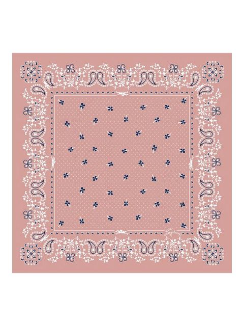 Longchamp paisley-print scarf - Pink - zdjęcie produktu nr 1