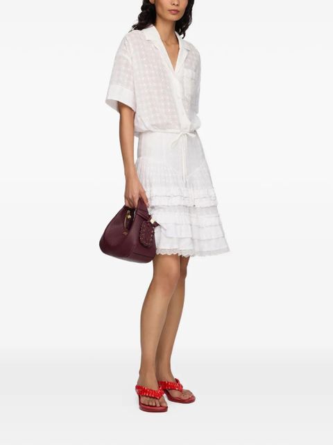 GANNI broderie-anglaise mini skirt - White - zdjęcie produktu nr 2