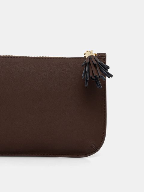 Love Moschino portfel damski kolor brązowy JC5314PP0NKD0313