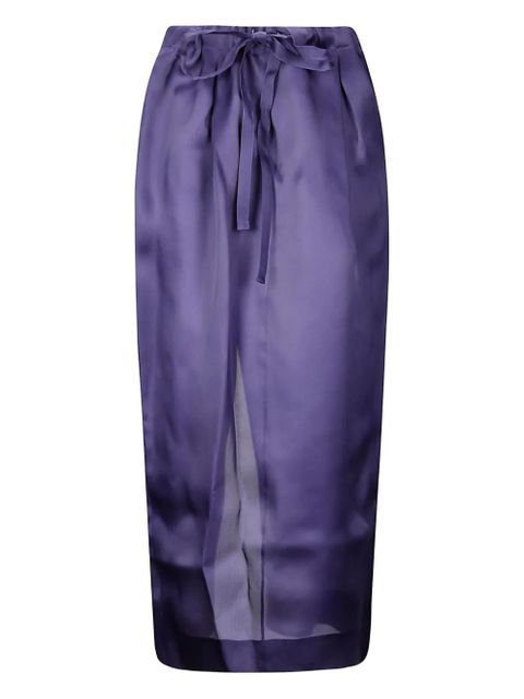 KHAITE Chenton skirt - Purple - zdjęcie produktu nr 1