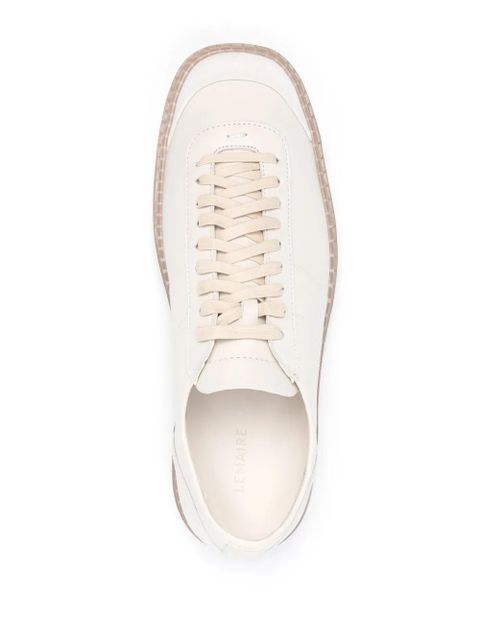 LEMAIRE Linoleum leather sneakers - Neutrals