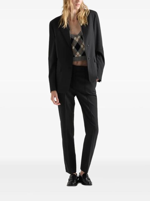 Prada wool trousers - Black - zdjęcie produktu nr 2
