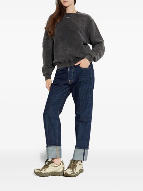 Off-White Arrow-appliqué sweatshirt - Grey